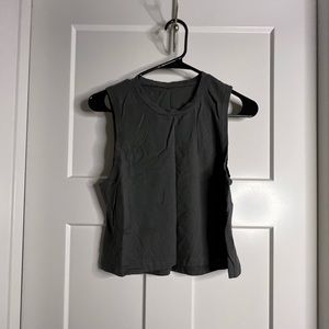 Dark Gray Cropped Tank